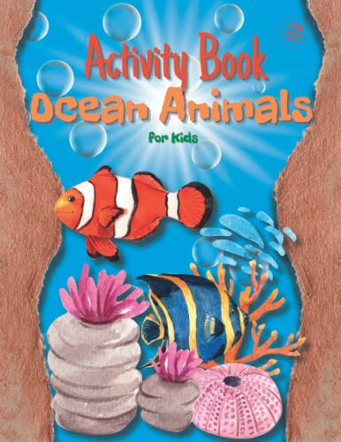Ocean Animals Coloring Activity Book: 118 High-quality drawings of ...