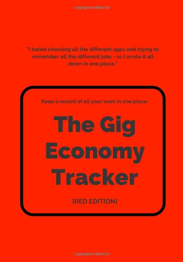 Gig Economy Tracker RED EDITION Work Planner Organizer For Those In gig-economy-tracker-red-edition-work-planner-organizer-for-those-in