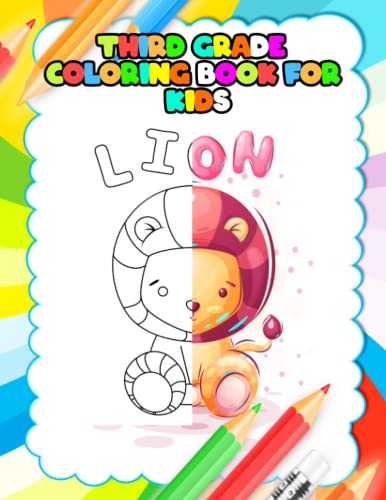 Third Grade Coloring Book For Kids: early childhood age 2-5 coloring book,middle school colorful ...