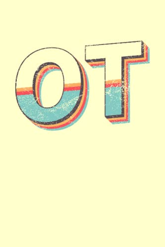 Occupational Therapy Vintage Notebook: Occupational Therapist 6x9 Blank ...