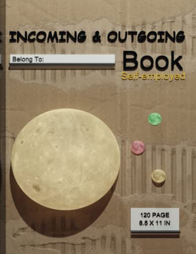 Incoming And Outgoing Book For Self Employed Daily Monthly A4 Income 