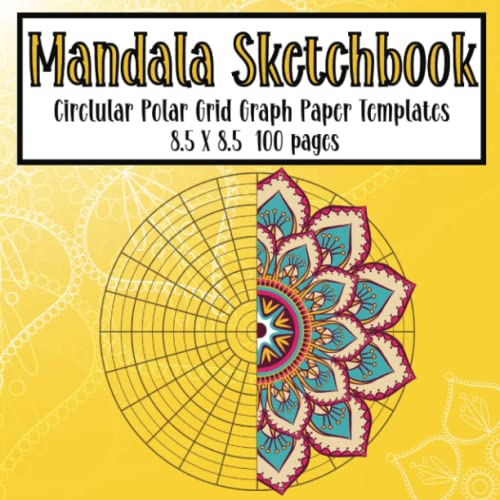 Mandala Sketchbook Mandala Practice Drawing Notebook 8.5 X 8.5 Polar