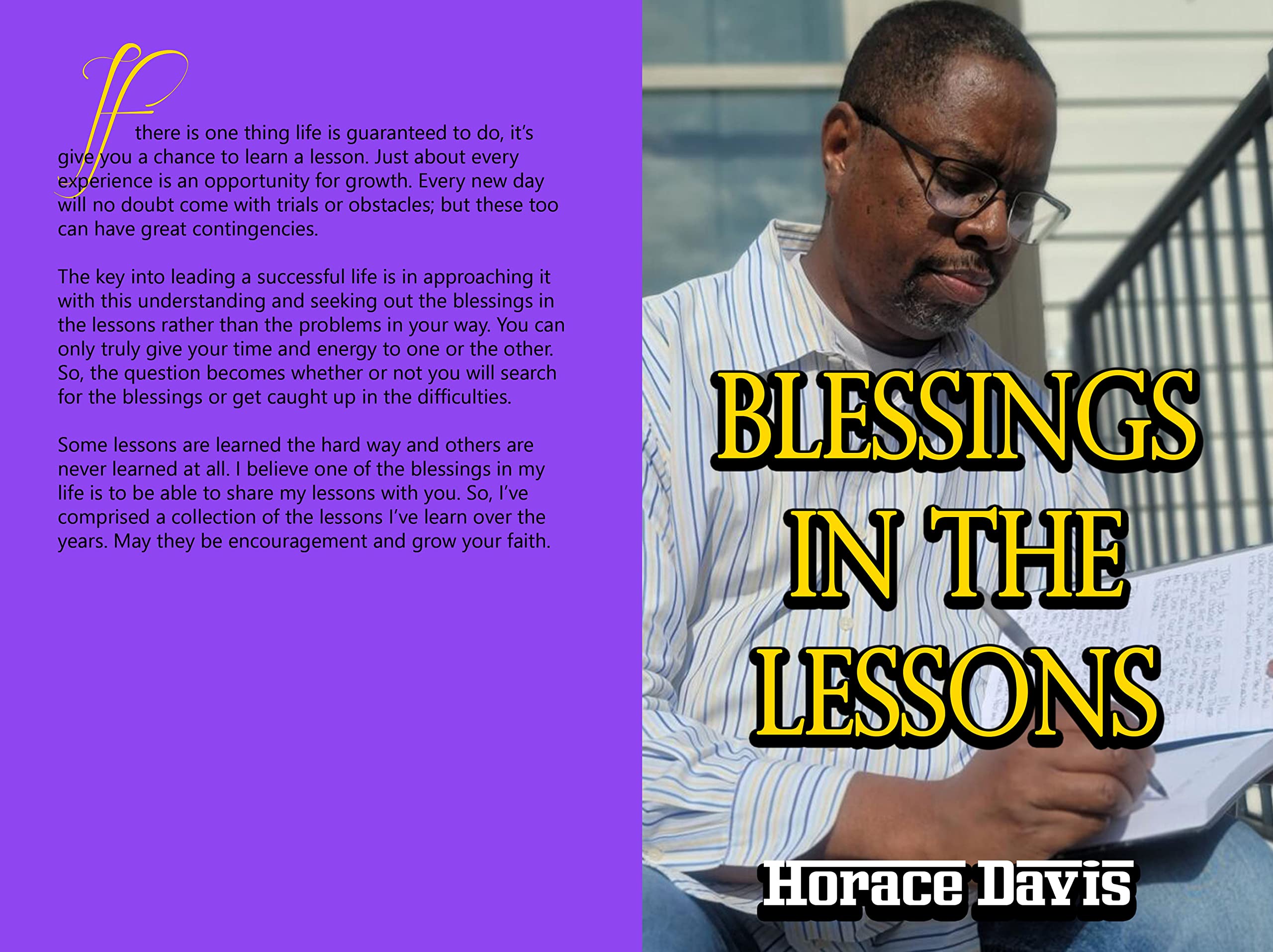 Blessings In The Lessons by Horace Davis Goodreads