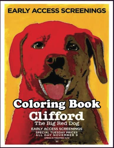 Cliffórd Coloring Book: JUMBO Cliffórd Coloring Book For Boys And Girls ...