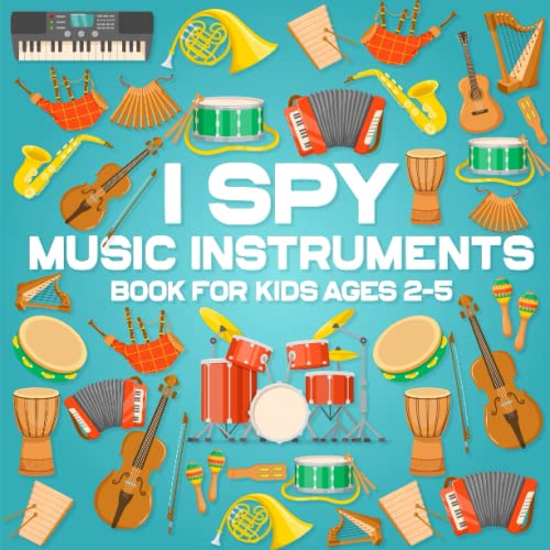 I Spy Music Instruments Book for Kids ages 25 Musical Themed Picture