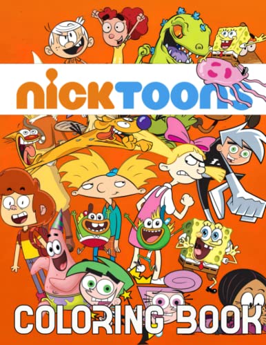 Nicktoons Coloring Book: Original Challenging Relaxing Creativity & Relaxation Books For Kid And ...