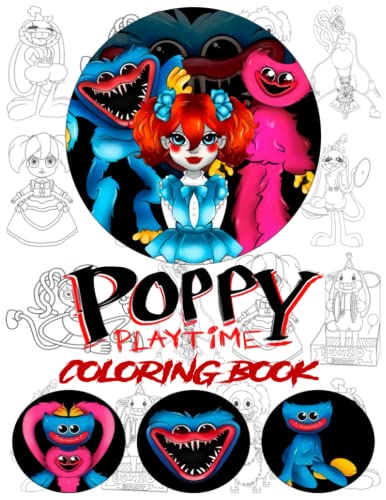Poppy Playtime Chapter 1 & 2 Coloring Book: Poppy Playtime Chapter 1 ...