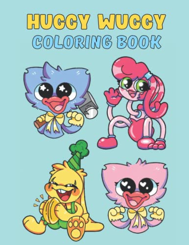 Huggy Wuggy Coloring Book: 30 High Quality Colouring Pages For All Fans