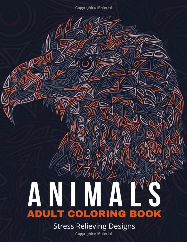 Animals Adult Coloring Book: Adult Coloring Books Relaxation with