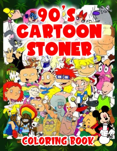 90 39 s Cartoon Stoner Coloring Book - 122490698 