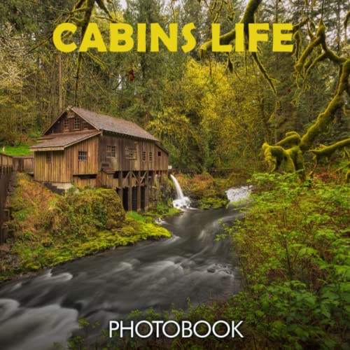 Cabins Life Photobook Beautiful Scenes of Cabins Life Monthly Planner 20232024 Meaning Gift