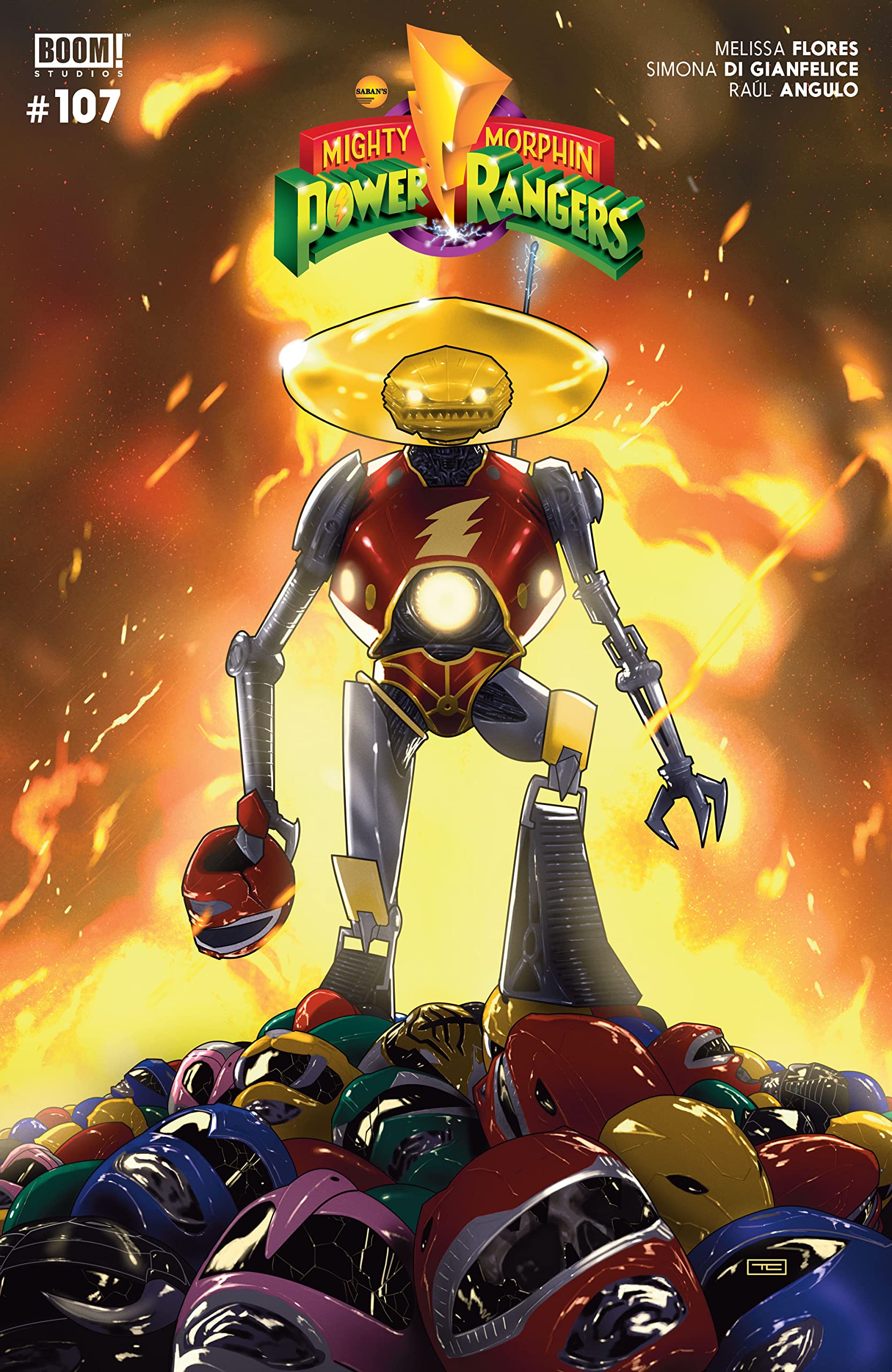 Mighty Morphin Power Rangers #107 book cover