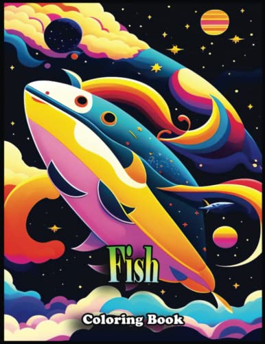 Fish Coloring Book: Discover the Joy of Coloring with Over 110