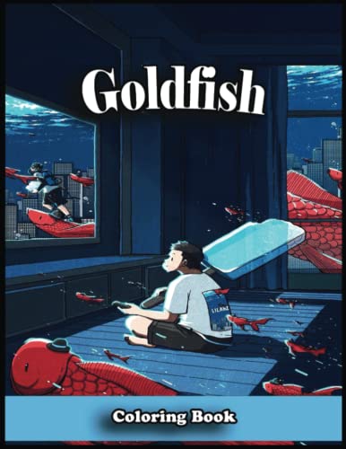 Goldfish Coloring Book: Immerse Yourself in a World of Colors and