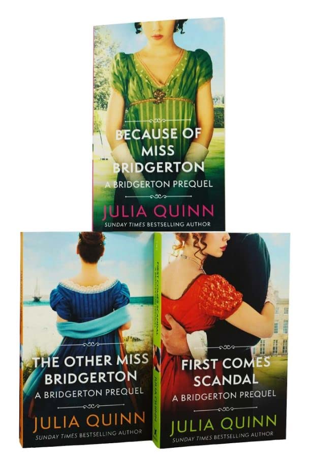 A Bridgerton Prequel Series 3 Books Set By Julia Quinn ( Because of Miss Bridgerton, The Other