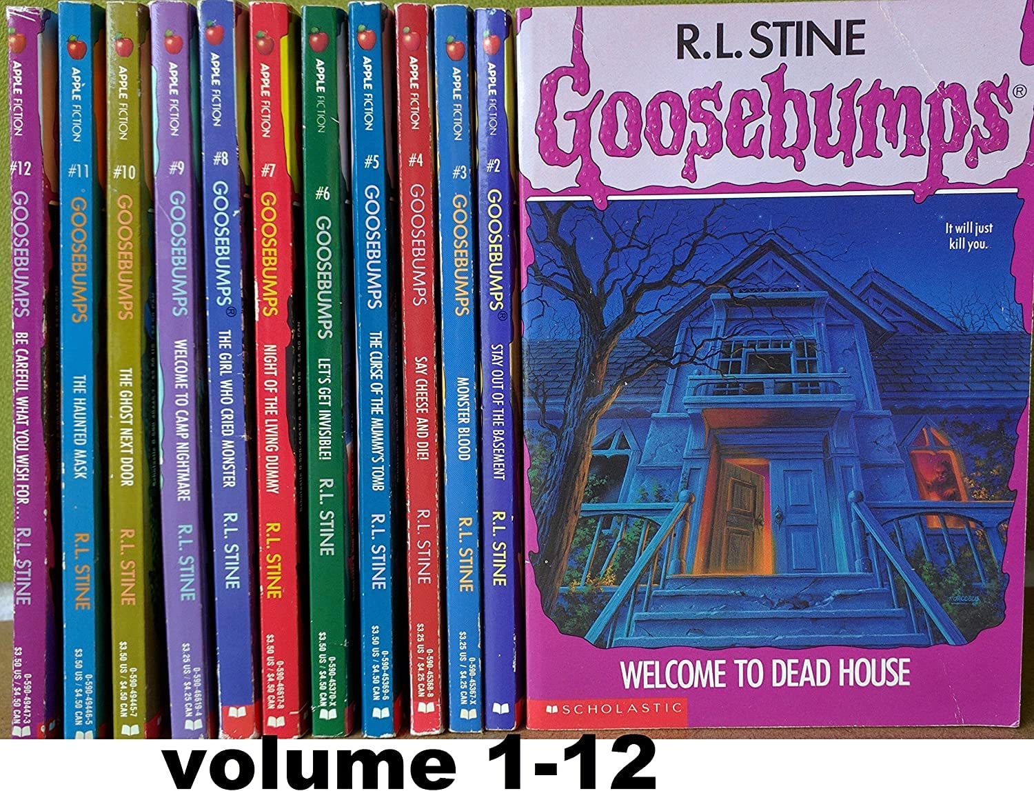 Goosebumps Set (original series), Books 1 12 by RL Stine Goodreads