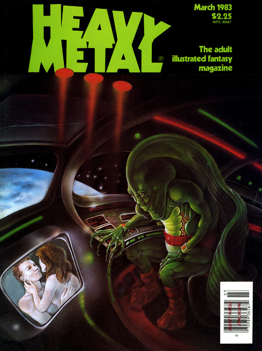 Heavy Metal, March 1983 (Heavy Metal 72) by Julie SimmonsLynch