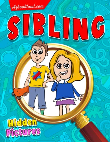 Sibling Hidden Pictures: Children's Activity Book Discover The Secrets
