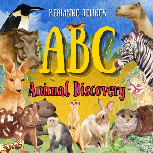 ABC Animal Discovery Alphabet Learning, Animal Alphabet Book, ABC