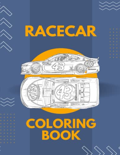 Racecar Coloring Book: Racing Cars Trucks Coloring pages for Adults ...