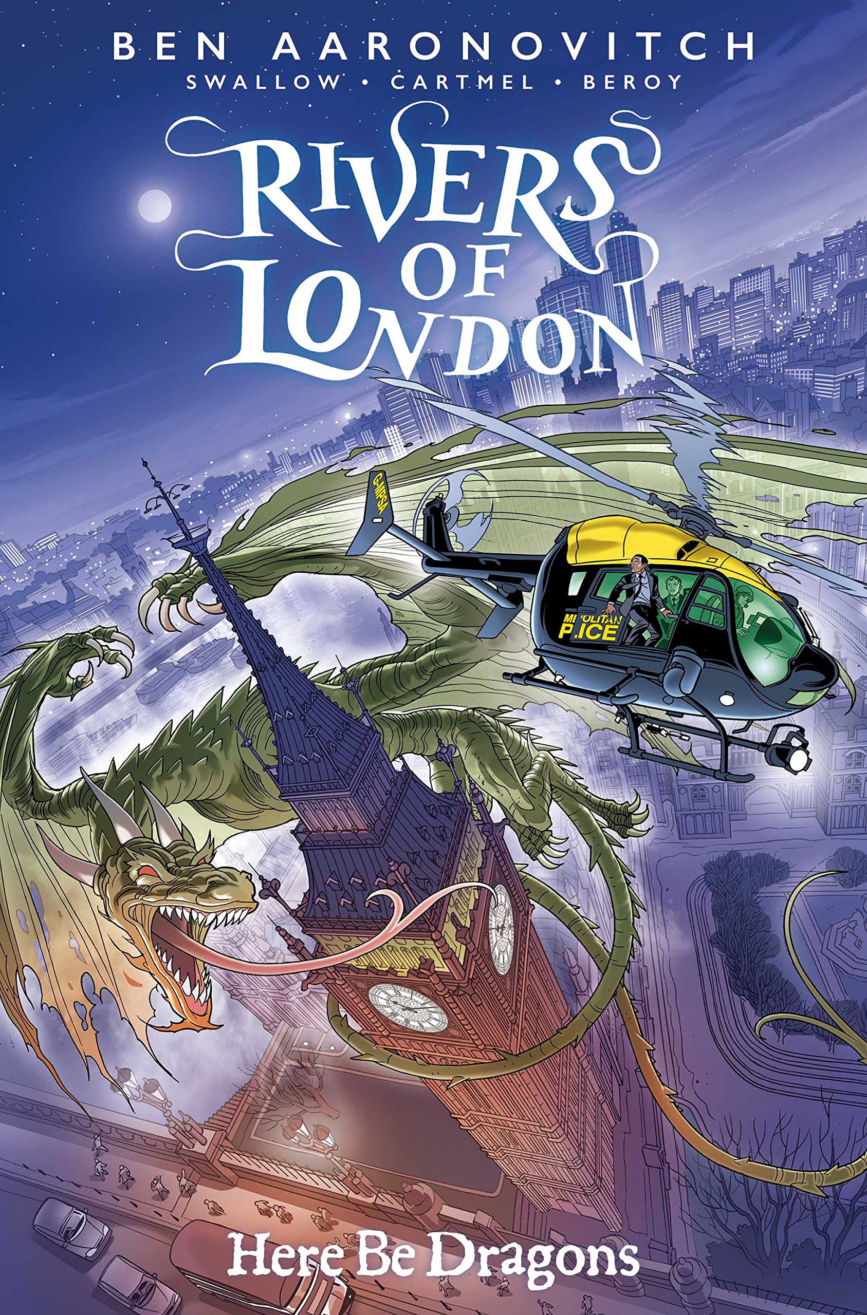 Rivers of London: Here Be Dragons book cover 2