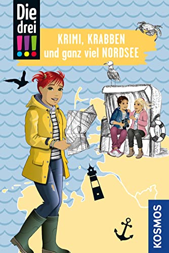 Die drei !!! Krimi, Krabben und ganz viel Nordsee (drei Ausrufezeichen): Mit den wichtigsten Sehenswürdigkeiten, Sprachführer und Stadtplan