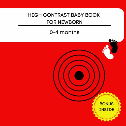High Contrast Baby Book for Newborn 04 months How to develop your
