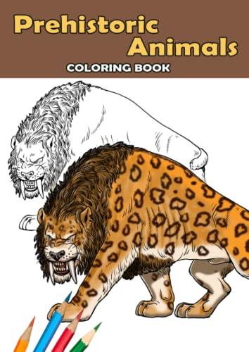 Prehistoric Animals. Coloring book.: Extinct prehistoric animals