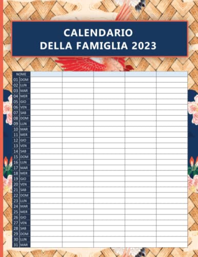Calendario magnetico da parete familiare 2026 | Mr.Wonderful