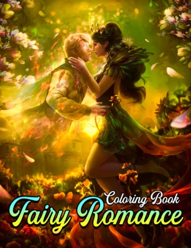 Fairy Romance Coloring Book: A Special Collection Of Fantasy Couples ...