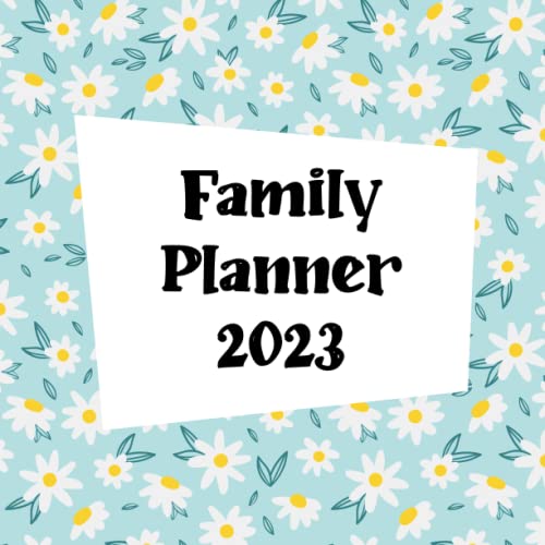 Family planner 2023 Weekly family planner, with 5 Columns. Family