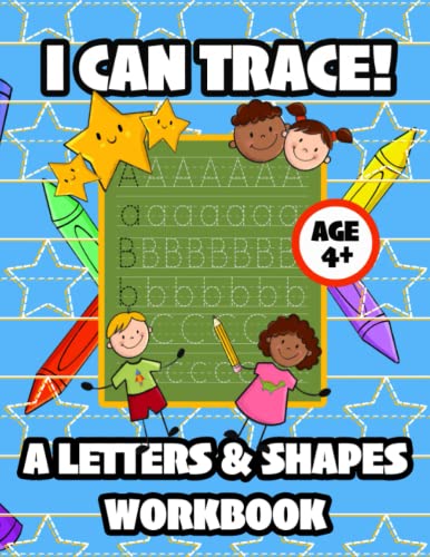 I Can Trace: A Letters and Shapes Writing Practice Activity Workbook ...
