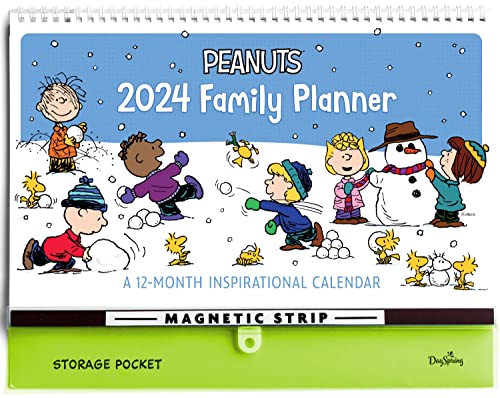 DaySpring - Peanuts 2024 Family Planner: A 12-Month Inspirational