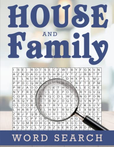 House And Family Word Search: Fun And Challenging Word Search Puzzle ...