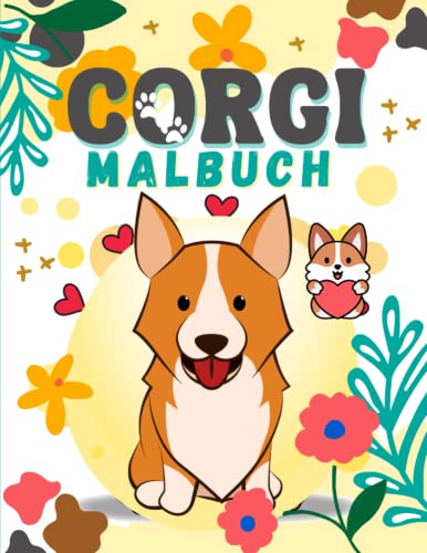 IWXYI Corgi Make-up-Tasche 25,4x19,1 Cm – Leinenstoff, Niedliches Corgi-Design, Vielseitig Nutzbar