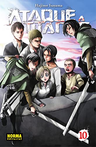 Ataque a los titanes 10 book cover