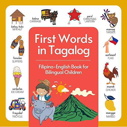 First Words in Tagalog Language FilipinoEnglish Book for Bilingual