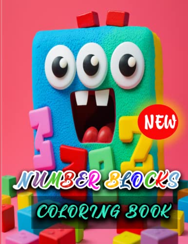 Number 1-100 blocks coloring book new: Great NumberColoring Book for