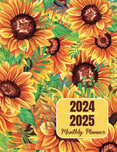 2024-2025 Monthly Planner: Two Year Calendar Schedule Organizer with