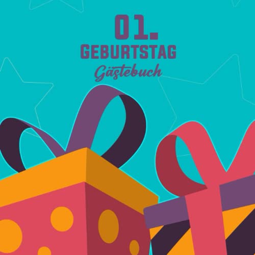 1. Geburtstag Gästebuch Mädchen Gäste Geburtstagsbuch zum Eintragen