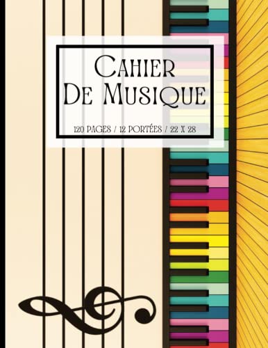 Cahier De Musique Piano: Cahier De Musique - Partitions Manuscrites