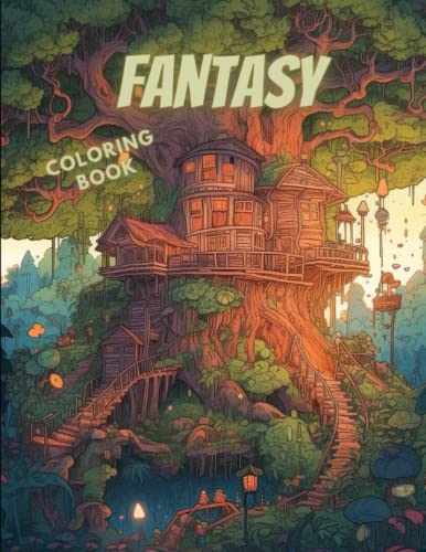 Fantasy Coloring Book: Awsome Fantasy Coloring Book for Kids by Denis
