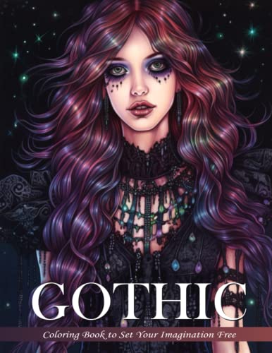 Gothic Coloring Book: Unwind your inner artist with 50 gothic ...
