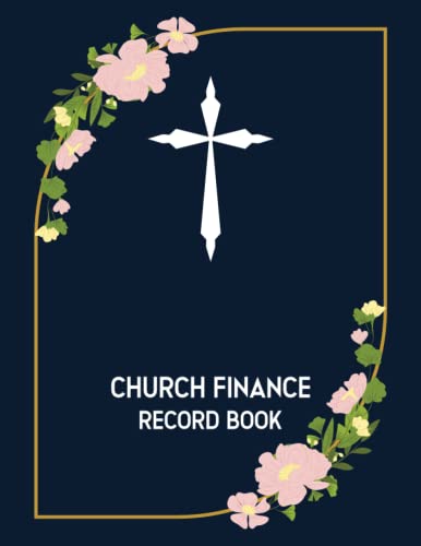 Church Finance Record Book: Simple Ledger Book for Church | Church Donation Record Book | Cute ...