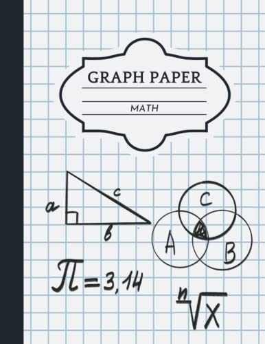 Graph Paper for Math: Charming Math Notebook Graph Paper, 120 Pages, 8 ...