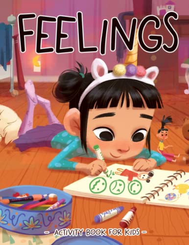 Feelings Activity Book for Kids: Fun Activities for Kids to Discover ...