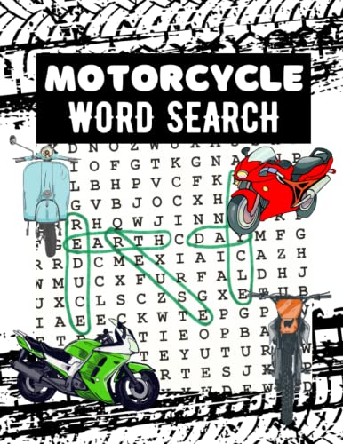Motorcycle Word Search: 2023 Word Search Large Print For Adults ...