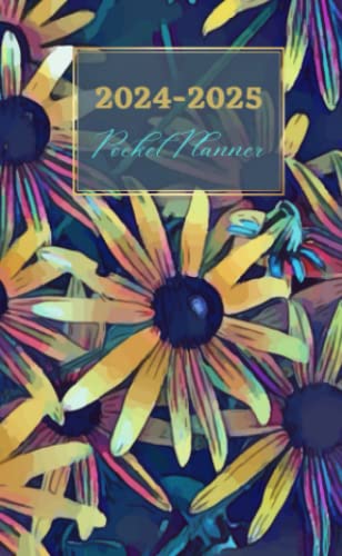 2024-2025 Pocket Planner: Two Year Monthly Planner for Purse, Schedule
