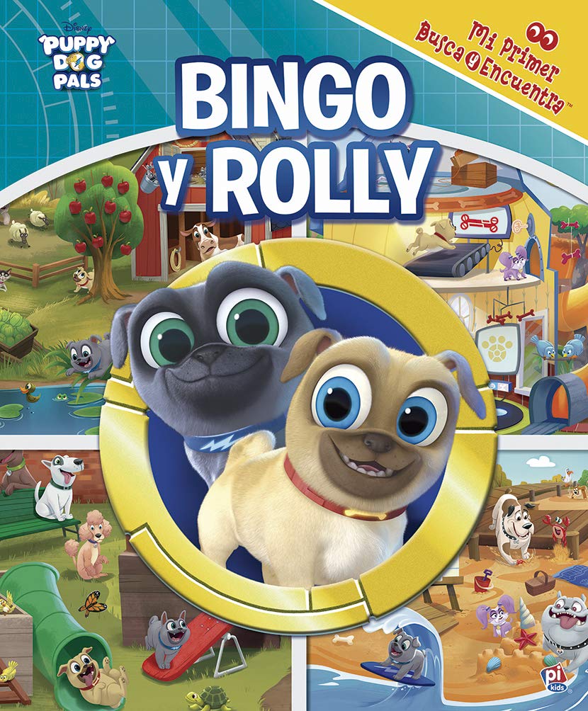 Disney Puppy Dog Pals with Bingo and Rolly - First Look and Find Activity Book - PI Kids book cover