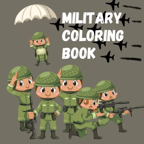 Military coloring book. Army coloring book. Coloring for children 6